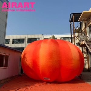 Ballon gonflable géant en forme de <span class=keywords><strong>citrouille</strong></span> pour exposition de festival des récoltes agricoles, modèle de <span class=keywords><strong>citrouille</strong></span> gonflable pour le festival d'Halloween - Product Image 3