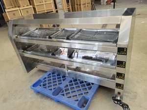 Ticari <span class=keywords><strong>Fast</strong></span> <span class=keywords><strong>Food</strong></span> restoran kfc kızarmış tavuk <span class=keywords><strong>Fast</strong></span> <span class=keywords><strong>Food</strong></span> ekipmanları tam Set, kızarmış tavuk isıtıcı kabine - Product Image 3