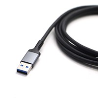 Cable de Carga Rápida USB 3.0 a Tipo C en Ángulo Recto de 90 Grados con Carcasa de Aluminio y Conductor de Cobre Puro para Laptop y Teléfono