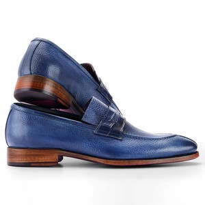 Chaussures Mocassins Plates en Cuir Véritable de Vache Style Nouveauté – Chaussures Classiques Décontractées et Habillées pour Hommes - Product Image 3