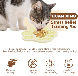 Alfombrilla de Alimentación para Aliviar la Ansiedad en Perros, Alfombrillas de Alimentación Lenta con Ventosas, Alfombrilla para Lamer para Perros y Gatos - Product Image 4