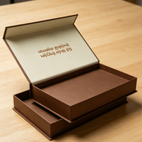 Boîte cadeau en carton ondulé magnétique vert et noir avec logo personnalisé de luxe, recyclable, pliable, rigide, couvercle magnétique, paillettes
