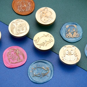 3Cm Brass Đẹp Động Vật Nhỏ Sáp Con Dấu Tem Đầu Cho Đám Cưới Lời Mời Trang Trí - Product Image 4