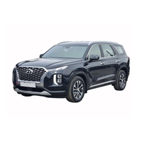 Palisade Noir 2022 4x4 Diesel Conduite à Gauche Sans Accident 7 Places SUV Grand Format Voiture Coréenne d'Occasion avec Sièges Chauffants