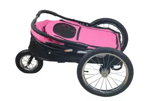2023 New Design 3 Wheels Breathe Freely Easy Folding Cat Dog Pet Travel Stroller Pet Outdoor Trolley