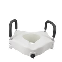 Rehausseur de hauteur avec poignées Siège de toilette surélevé