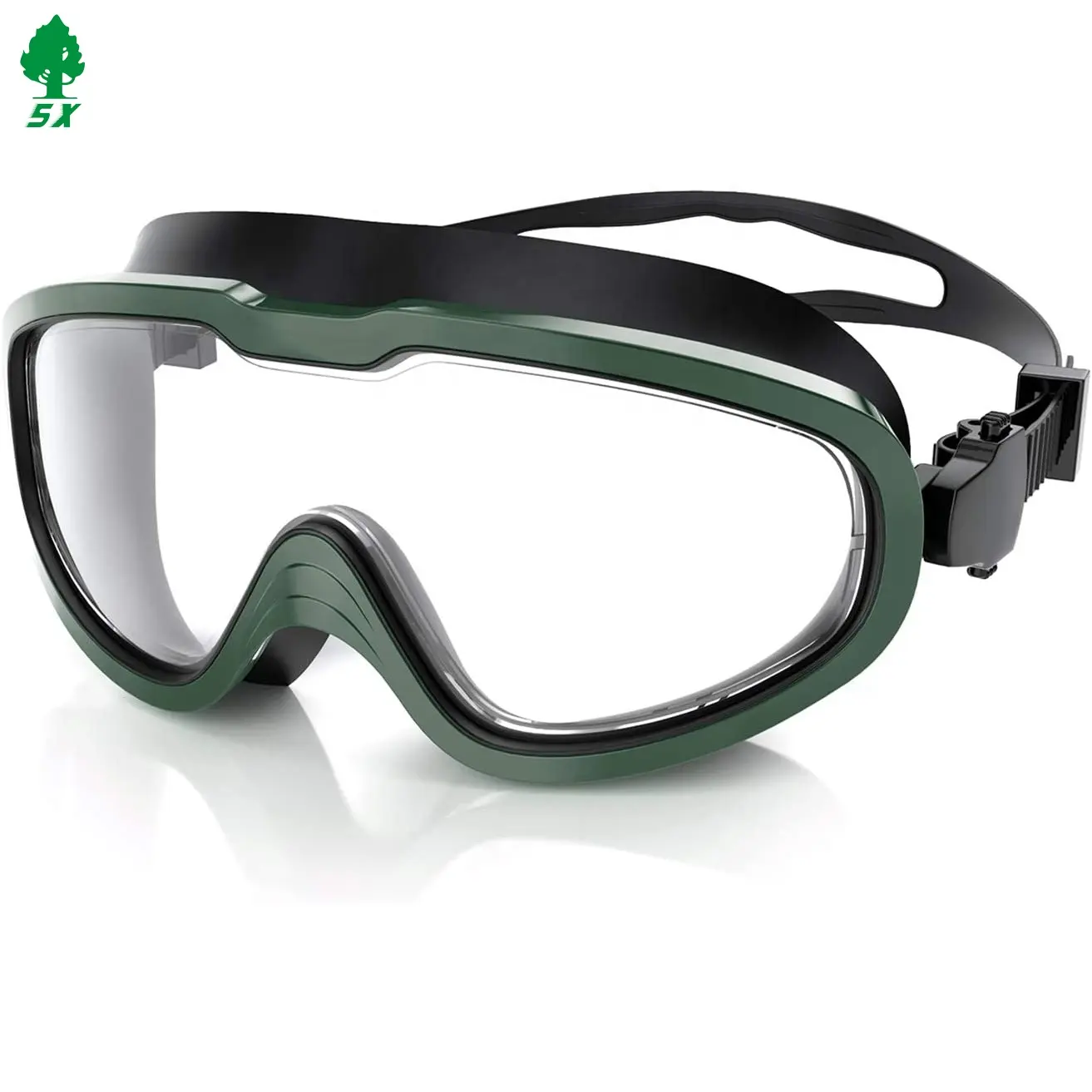 نظارات سباحة بعدسات كاملة توريد مباشر من مصنع Songxin نظارات سباحة بعدسات عرض واسعة مضادة للخدش ومضادة للضباب