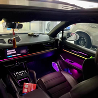 Pour Porsche Cayenne 2024 : Éclairage d'ambiance dynamique, éclairage LED intérieur Symphony, garnitures lumineuses et accessoires d'éclairage pour les enceintes.
