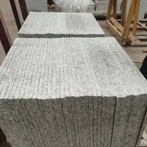 Kustom semprotan abu-abu putih pembuluh darah granit ubin lantai 60x60 60x120 baru untuk lantai