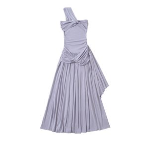 Vestidos Asimétricos Sexys con Hombros Descubiertos y Volantes para Mujer, a la Moda - Product Image 3