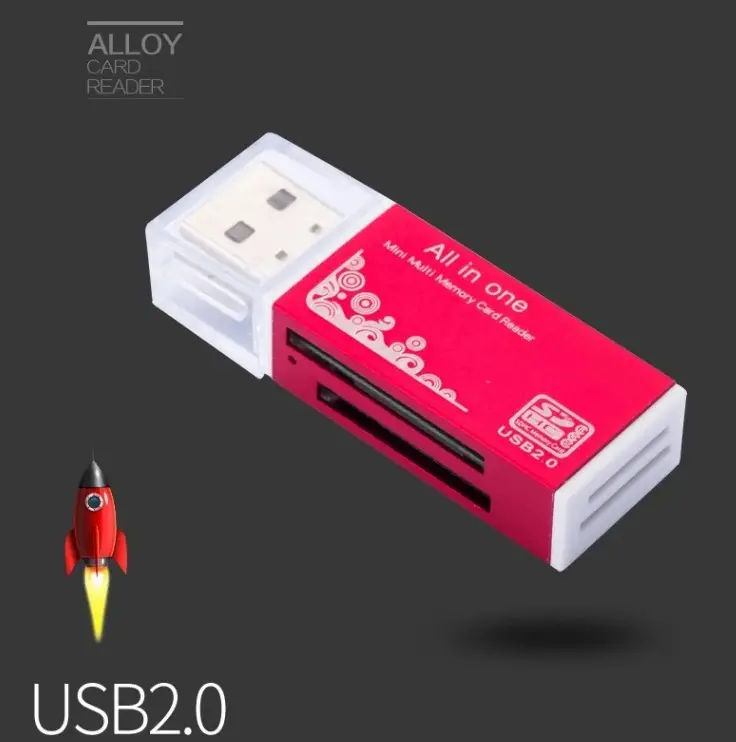All in One USB 2.0 Card Reader per SD/TF Mini Multi lettore di Schede di Memoria