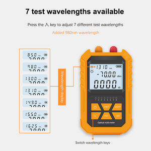 Fnet เครื่องวัดไฟฟ้าใยแก้วนำแสง4-in-1ขนาดเล็ก <span class=keywords><strong>FN</strong></span>-009เครื่องทดสอบแสงขนาด1 mW 5กม. เครื่องตรวจจับความผิดพลาดทางสายตา RJ45อุปกรณ์ FTTH ในร่ม - Product Image 3