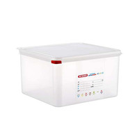 Bac alimentaire en polypropylène GN 2/3 35,4 × 32,5 × 20 h cm, avec couvercle, -40/+95 ° C Araven