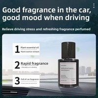 Ensemble de diffuseur à roseaux d'aromathérapie pour voiture du fabricant Parfum désodorisant Bouteille en verre améliore le parfum d'intérieur de voiture