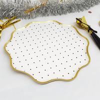 Articles de fête jetables haut de gamme sur le thème de la course automobile DAMAI, noir et blanc, vaisselle de fête, gobelets en papier, serviettes, assiettes
