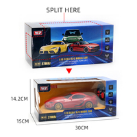 Voiture de course télécommandée Supra RC à l'échelle 1:18, 27 MHz, 4 canaux, avec caméra intégrée, portée de 20 m et phares avant – Vente en gros