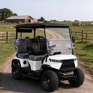 Voiturette de golf électrique à 4 places, 4 passagers, à batterie lithium, pour usage extérieur - Product Image 1