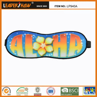 Masque pour les yeux Hang Loose Shaka Sign, motif tropical hawaïen, masque de sommeil bloquant la lumière pour les voyages et les siestes