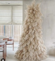Vente directe d'usine fleurs séchées naturelles grand panache Beige herbe de pampa pour la décoration de noël herbe de pampa