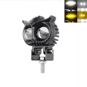Harley-foco LED de alto brillo para motocicleta, luz de trabajo externa integrada, modificada, 3000k, 6000k - Product Image 4