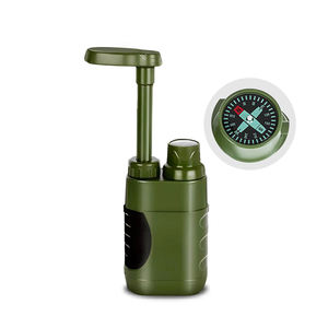 ポータブルマニュアルRO逆浸透浄水器小型ストローキット屋外サバイバルウォーター屋外浄水ボトル用 - Product Image 1