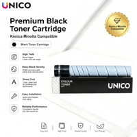 Cartouches de toner UNICO TN323 compatibles avec les imprimantes laser Konica Minolta Bizhub 227 287 367 7522 7528