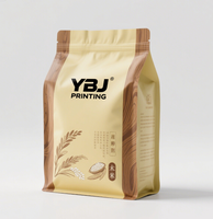 Sac d'emballage personnalisé pour riz de 5kg 10kg Emballage alimentaire imprimé avec logo personnalisé Emballage plastique Nylon PE pour le stockage du grain de blé Sac pochette