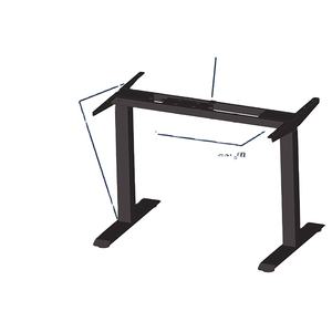 Marco de metal moderno Altura eléctrica ajustable Oficina en casa Pata única <span class=keywords><strong>1motor</strong></span> Escritorio de pie de elevación - Product Image 3
