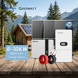 Sistema de Energía Solar Híbrido Growatt de 8-10kw con Paneles MPPT, Batería Longi Storage Home SPH 8000-10000TL-HU-US, Sistema de Energía Solar para el Hogar - Product Image 1