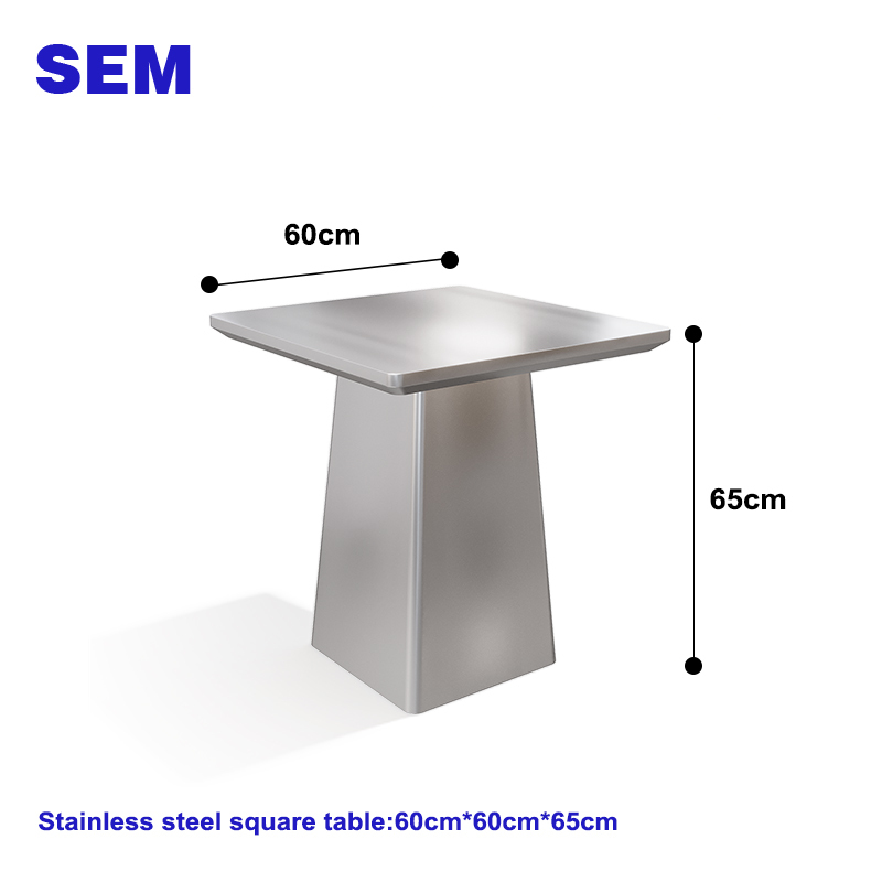 0.6*0.6m Dinding Table