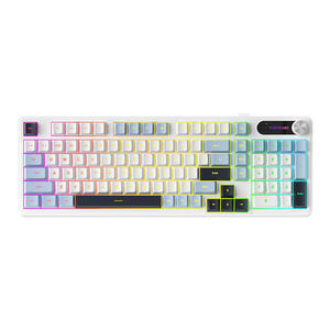 Nouveau <span class=keywords><strong>clavier</strong></span> de jeu filaire IP98 97 touches avec effet lumineux RVB Style e-sport Sensation mécanique Plug and Play pour la maison <span class=keywords><strong>ou</strong></span> le bureau - Product Image 4