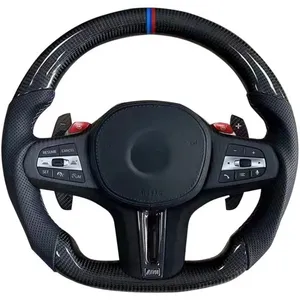 Fit for BMW M2 M3 M4 M5 M6 X5M X6M F30 F10 F35 F22 F80 F18 F07 F01Full Leather Custom Steering Wheel