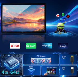 OEM ODM 13 Zoll Smart Car TV Kopfstützen-Monitor Radio Android Rücksitz-Unterhaltungssystem Werbung Touchscreen-TV für BUS - Product Image 4