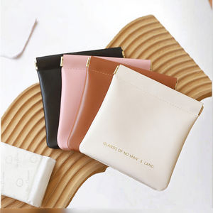 Bolsa de Maquillaje Mini NEXXGEN Personalizada, Bolsa de Almacenamiento de PU Impermeable Portátil para Mujer, con Cierre de Cremallera, Bolsa de Cosméticos Pequeña y Moderna - Product Image 3