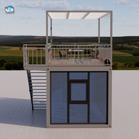 Hôtel préfabriqué à bas prix petite maison modulaire de 10 pieds pour vivre paquet plat conteneur de stockage préfabriqué maison mobile