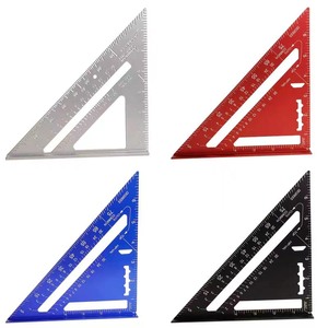Hot Selling 7/12 Inch Aluminium Haakse Sjabloon Gradenboog Houtbewerking Driehoek Liniaal Snelheid Vierkant - Product Image 6