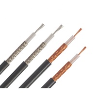 Cable coaxial serie RG con 2 cables de alimentación Cable coaxial RG59 con conductor de cobre CCA CU y PVC para cables de comunicación