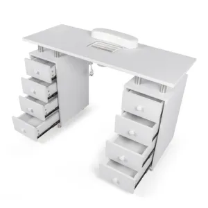 Multi Functionele Nail Salon Tafel Draagbare Manicure Nail Table Bureau Werkstation Tafel