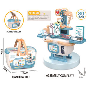 Juego de Juguetes Educativos Médicos de Simulación Clínica, 30 Piezas, Juego de Juguetes de Doctor Realistas para Niños con Caja de Almacenamiento Portátil - Product Image 2