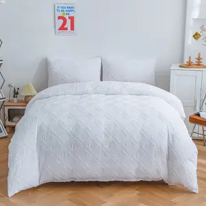 Nordic Plaid Duvet Cover Couple Bedding Set Double Bed Set Cover Twin Queen King Bed Linens Bedspread Quilt Cover