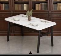 Ensemble de table et 4 chaises de salle à manger en verre pour hôtel, restaurant, prix abordable