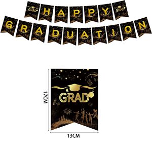 Set de Globos para Graduación 2022, Bandera Decorativa, Decoración para Fiesta de Graduación, Adorno para Pastel - Product Image 3
