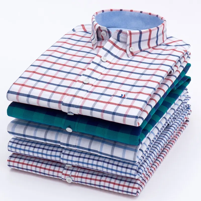 2022 Custom designed 100% cotton for men's long sleeve formal dress shirt casual shirt