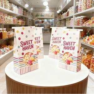 Papier Kraft Anti-Graisse pour Emballage Alimentaire (Guimauves, Bonbons, Popcorn, Biscuits, Pain) avec Fenêtre Transparente et Couvercle Amovible - Product Image 6