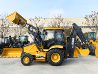 XCMG resmi XC870K Towable Backhoe Loader Mini Excavator Backhoe harga