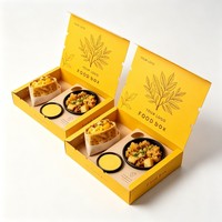 Boîtes d'emballage pour fabricants, pour plats à emporter, boîte à sauce pour poulet frit, boîte à poisson et frites avec séparateur