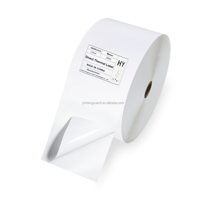 Nhãn Nhà Máy 70G 75G Trực Tiếp Nhiệt Nhãn Chất Liệu Thạc Sĩ Cuộn Tự Dính Giấy Sticker Nhãn Cổ Phiếu Nhiệt Nhãn Jumbo Cuộn - Product Image 2