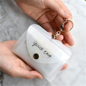 Portatarjetas de estilo coreano, tarjetero transparente, porta documentos, tarjetero interior, regalo promocional. - Product Image 1