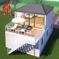 Casa Contenedor Prefabricada Portátil de Lujo de 2 Pisos Personalizada en Venta, Casas Contenedor, Casas Móviles