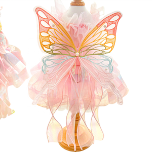 Robe de luxe pour chien, jupe tutu élégante pour chiot, vêtements d'été pour animaux de compagnie, motif papillon - Product Image 1